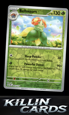 Reverse Holofoil Bellossom 003/197 Pokemon Uncommon SV03: Obsidian Flames Card N