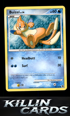 Buizel 61/106 Pokemon Common Great Encounters Card LP