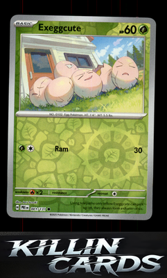 Reverse Holofoil Exeggcute 001/131 Pokemon Common SV: Prismatic Evolutions Card