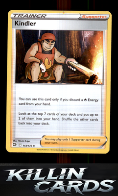 Kindler 143/172 Pokemon Uncommon SWSH09: Brilliant Stars Card NM
