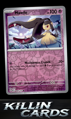 Reverse Holofoil Mawile - 089/197 089/197 Pokemon Common SV03: Obsidian Flames C