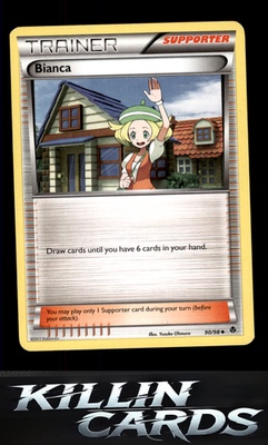 Bianca 90/98 Pokemon Uncommon Emerging Powers Card LP