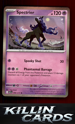 Spectrier 098/217 Pokemon Rare ME: Ascended Heroes Card NM