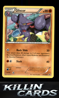 Gliscor 37/108 Pokemon Uncommon XY - Roaring Skies Card NM