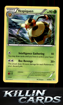 Vespiquen (10) 10/98 Pokemon Uncommon XY - Ancient Origins Card LP