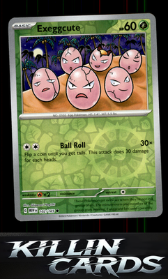 Reverse Holofoil Exeggcute 102/165 Pokemon Common SV: Scarlet & Violet 151 Card