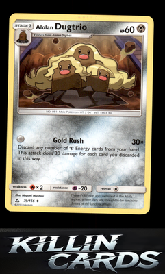 Alolan Dugtrio 79/156 Pokemon Uncommon SM - Ultra Prism Card NM
