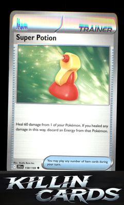 Super Potion 158/159 Pokemon Uncommon SV09: Journey Together Card NM