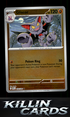 Reverse Holofoil Gliscor 050/094 Pokemon Uncommon ME02: Phantasmal Flames Card N
