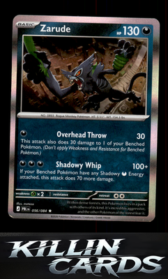 Zarude 056/084 Pokemon Rare ME05: Pitch Black Card NM
