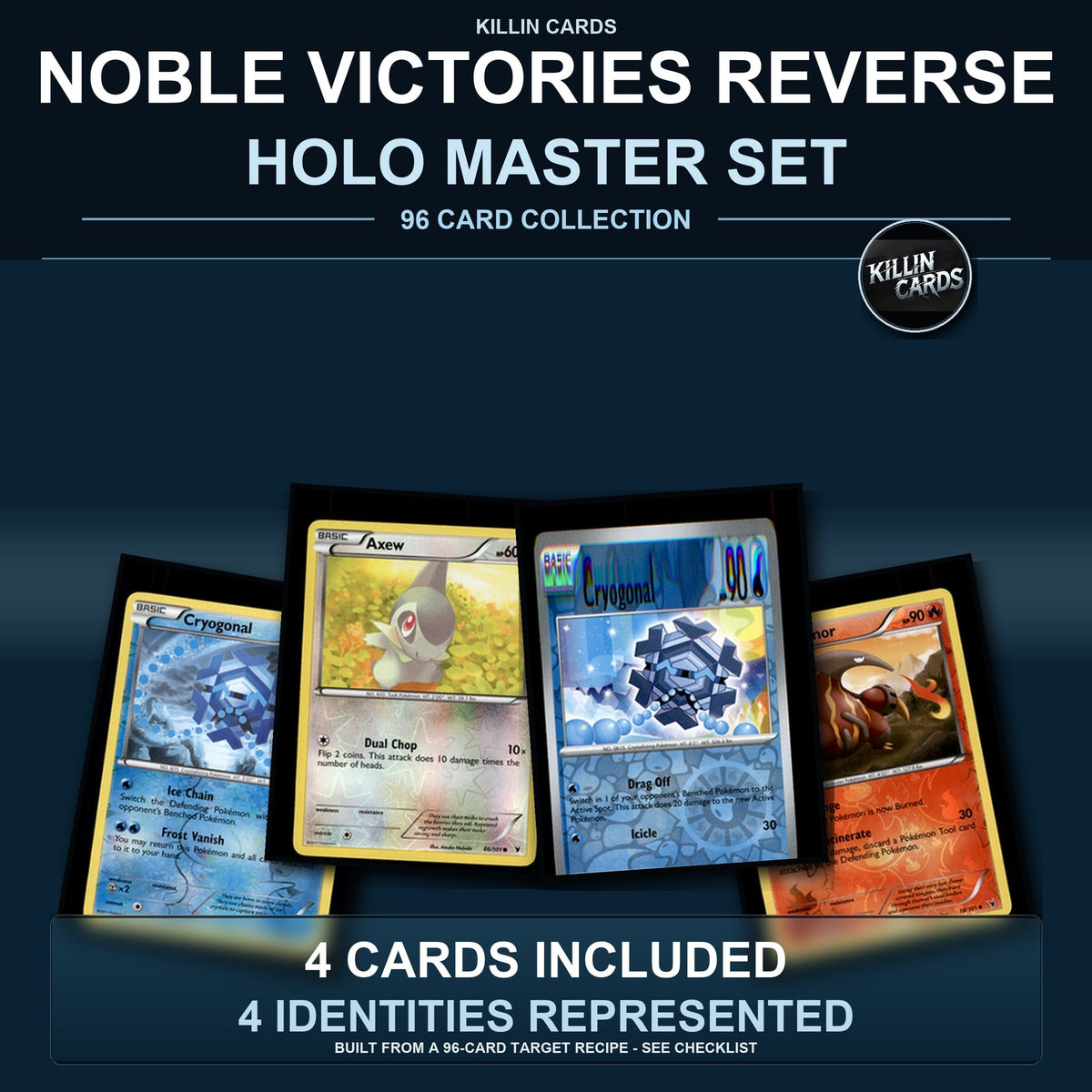 Pokemon TCG Noble Victories Reverse Holo Master Set 4 Reverse Holo Card