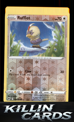 Reverse Holofoil Rufflet 131/189 Pokemon Common SWSH10: Astral Radiance Card NM