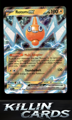 Rotom ex - 029/094 029/094 Pokemon Double Rare ME02: Phantasmal Flames Card NM