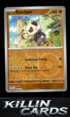 Reverse Holofoil Pancham 083/159 Pokemon Common SV09: Journey Together Card NM