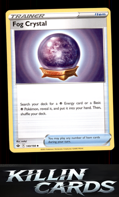 Fog Crystal 140/198 Pokemon Uncommon SWSH06: Chilling Reign Card NM