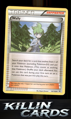 Wally 94/108 Pokemon Uncommon XY - Roaring Skies Card NM
