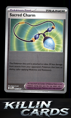 Reverse Holofoil Sacred Charm - 093/094 093/094 Pokemon Uncommon ME02: Phantasma