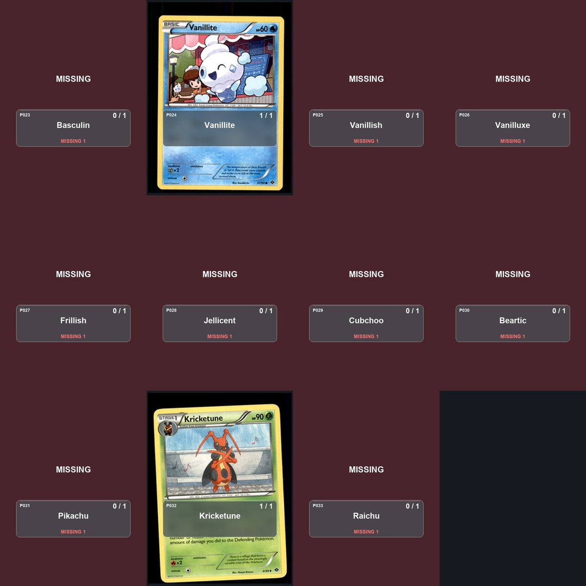 Pokemon TCG Next Destinies C/UC/R Standard Set 46 Cards