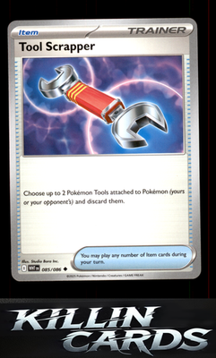 Tool Scrapper 085/086 Pokemon Uncommon SV: White Flare Card NM