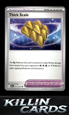 Thick Scale 211/217 Pokemon Uncommon ME: Ascended Heroes Card NM