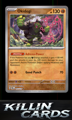 Okidogi (Poke Ball Pattern) 057/131 Pokemon Rare SV: Prismatic Evolutions Card N