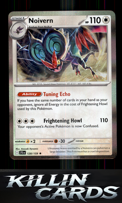 Noivern 128/159 Pokemon Rare SV09: Journey Together Card NM