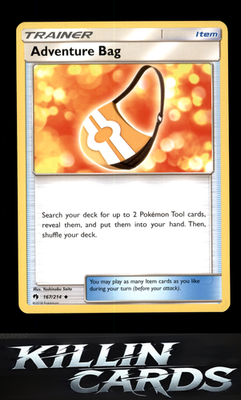 Adventure Bag 167/214 Pokemon Uncommon SM - Lost Thunder Card LP