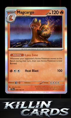 Magcargo 029/162 Pokemon Rare SV05: Temporal Forces Card NM