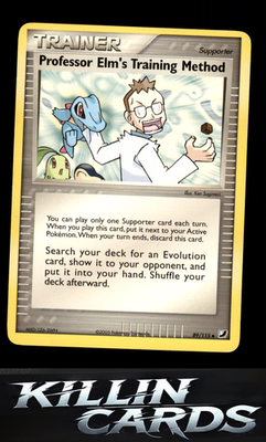 Professor Elm's Training Method 89/115 Pokemon Uncommon Unseen Forces Card LP