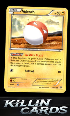 Voltorb 44/146 Pokemon Common XY Base Set Card LP