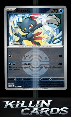 Reverse Holofoil Sneasel (Dusk Ball) 044/217 Pokemon Common ME: Ascended Heroes