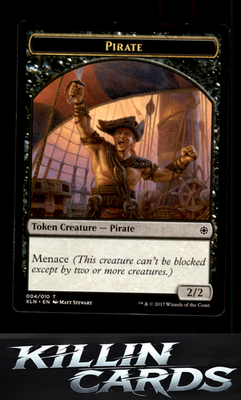 Pirate Token 4 Magic T Ixalan Card NM