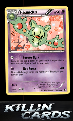 Reuniclus 76/113 Pokemon Rare Legendary Treasures Card LP
