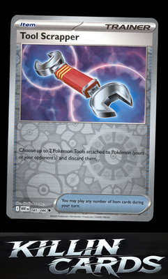 Reverse Holofoil Tool Scrapper 085/086 Pokemon Uncommon SV: White Flare Card NM