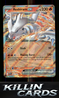 Reshiram ex 020/086 Pokemon Double Rare SV: White Flare Card NM