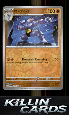 Reverse Holofoil Machoke - 067/165 067/165 Pokemon Uncommon SV: Scarlet & Violet
