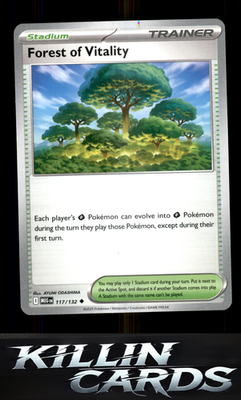 Forest of Vitality 117/132 Pokemon Uncommon ME01: Mega Evolution Card NM