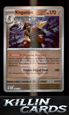 Reverse Holofoil Kingambit (Quick Ball) 148/217 Pokemon Rare ME: Ascended Heroes