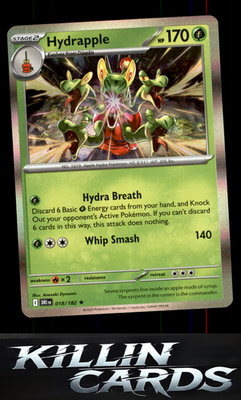 Hydrapple - 018/182 018/182 Pokemon Rare SV10: Destined Rivals Card NM