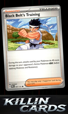 Black Belt's Training - 097/131 097/131 Pokemon Common SV: Prismatic Evolutions