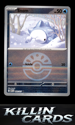 Reverse Holofoil Snom (Friend Ball) 052/217 Pokemon Common ME: Ascended Heroes C