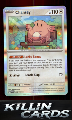 Chansey 113/165 Pokemon Rare SV: Scarlet & Violet 151 Card NM