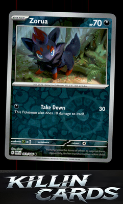 Reverse Holofoil Zorua 061/086 Pokemon Common SV: White Flare Card NM