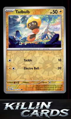 Reverse Holofoil Tadbulb 073/167 Pokemon Common SV06: Twilight Masquerade Card N