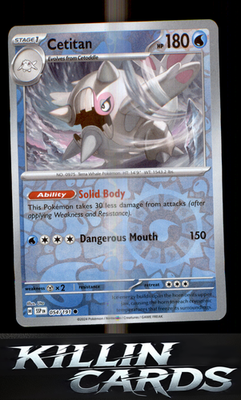 Reverse Holofoil Cetitan - 054/191 054/191 Pokemon Common SV08: Surging Sparks C