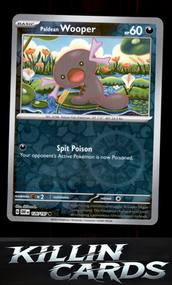 Reverse Holofoil Paldean Wooper - 126/197 126/197 Pokemon Common SV03: Obsidian