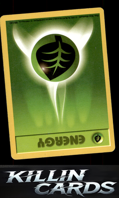 Grass Energy 099/102 Pokemon Common Base Set (Shadowless) Card LP