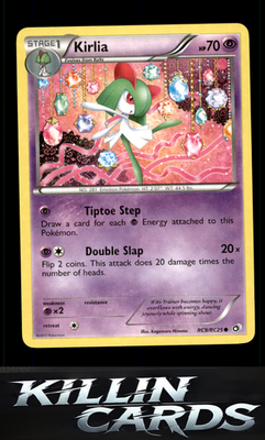 Kirlia RC9/RC25 Pokemon Common Legendary Treasures: Radiant Collection Card NM