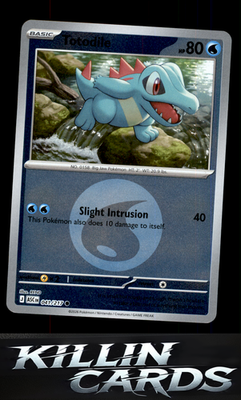 Reverse Holofoil Totodile (Energy Symbol Pattern) 041/217 Pokemon Common ME: Asc