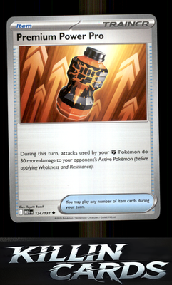 Premium Power Pro - 124/132 124/132 Pokemon Uncommon ME01: Mega Evolution Card N